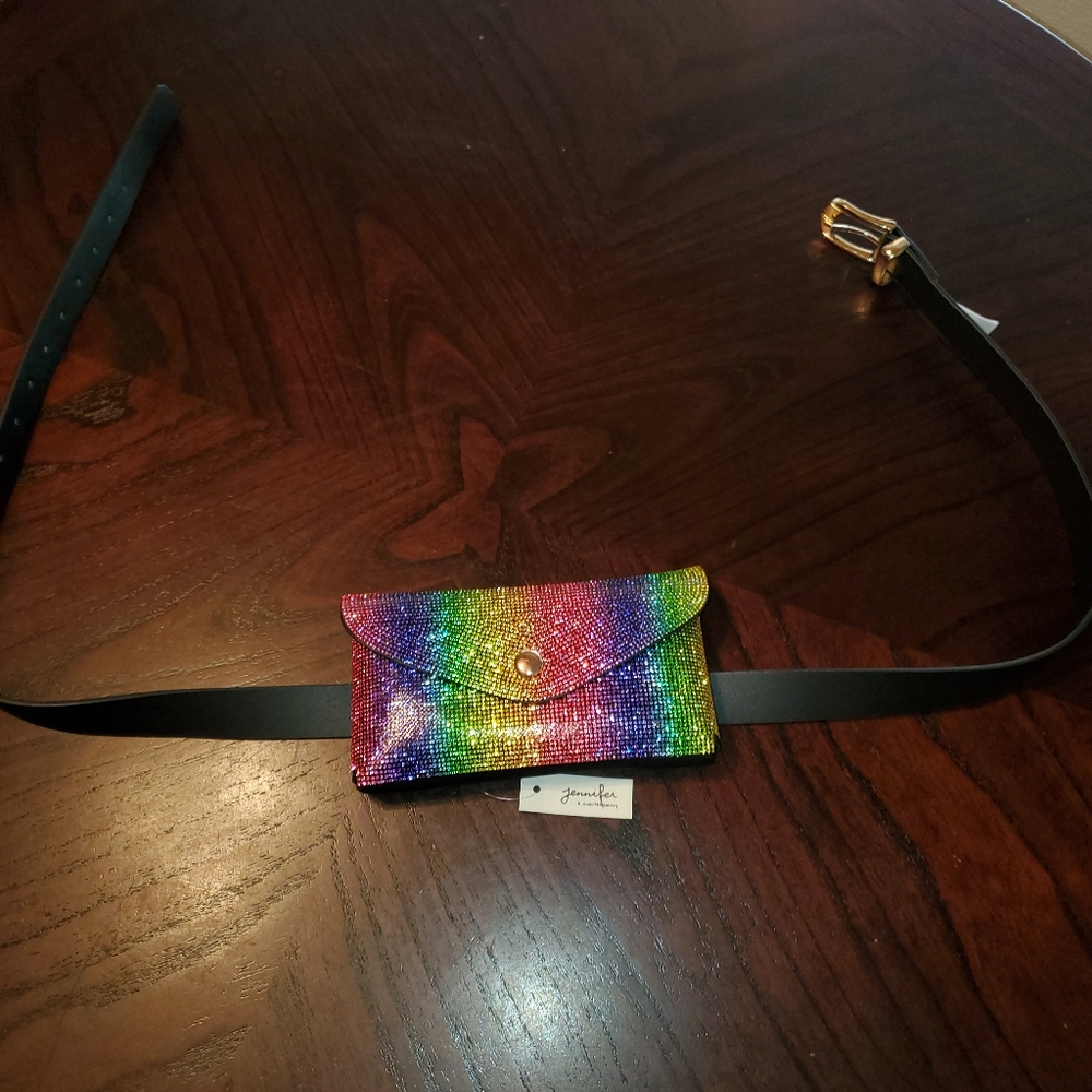 Bling Rhinestone Fanny Pack(Plus Size belt)